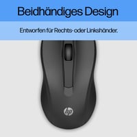 Káblová optická myš HP 100 USB – 1600 DPI, 3 tlačidlá, obojručný ergonomický dizajn, Plug & Play, kompatibilná s PC a notebookom, čierna 6