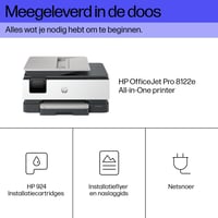Multifunkčná atramentová tlačiareň HP OfficeJet Pro 8122e – skener, kopírka, fax, WLAN, LAN, duplex, AirPrint, farba Basalt 4