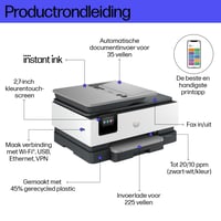 Multifunkčná atramentová tlačiareň HP OfficeJet Pro 8122e – skener, kopírka, fax, WLAN, LAN, duplex, AirPrint, farba Basalt 3