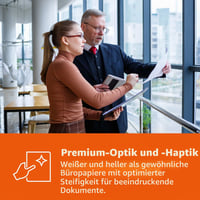 HP Premium papier do tlačiarní CHP 852 A4 90g biely 2500 listov (5x500 listov) kancelársky papier pre laserové a atramentové tlačiarne 3