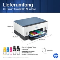 Imprimantă Multifuncțională cu Jet de Cerneală HP Smart Tank 6006 3 în 1 – Wi-Fi, Imprimare Mobilă, Capacitate Mare de Cerneală, 3 Ani de Cerneală Incluși 10