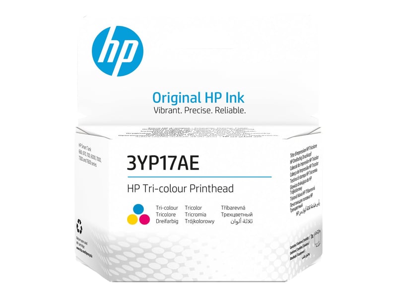 Cap de imprimare original HP Trichromic - Cap de imprimare cu jet de cerneală tricolor pentru imprimante HP