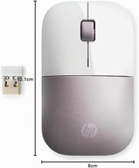 HP Z3700 vezeték nélküli egér - fehér/rózsaszín 4