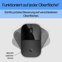 Bezdrôtová myš HP Z3700 – čierna, optický senzor s rozlíšením 1200 DPI, pripojenie cez 2,4 GHz a Bluetooth, výdrž batérie až 16 mesiacov 5