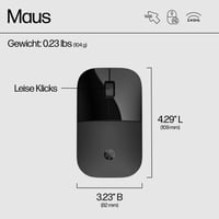 Bezdrôtová myš HP Z3700 – čierna, optický senzor s rozlíšením 1200 DPI, pripojenie cez 2,4 GHz a Bluetooth, výdrž batérie až 16 mesiacov 9