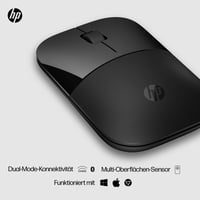 Bezdrôtová myš HP Z3700 – čierna, optický senzor s rozlíšením 1200 DPI, pripojenie cez 2,4 GHz a Bluetooth, výdrž batérie až 16 mesiacov 3