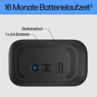 Bezdrôtová myš HP Z3700 – čierna, optický senzor s rozlíšením 1200 DPI, pripojenie cez 2,4 GHz a Bluetooth, výdrž batérie až 16 mesiacov 7