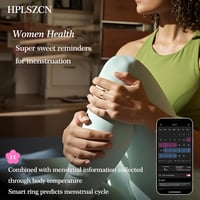 HPLSZCN Okos Gyűrű Egészségmonitor Pulzus és Véroxigén Méréshez 7 Napos Akkumulátor 3