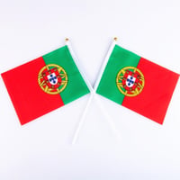 HPMAISON 50 db Portugál Zászló Kézi Zászlók Ünnepségekhez Dekorációhoz 14x21 cm 4