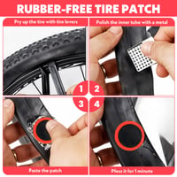Set de 30 petice autoadezive Hpmjz pentru repararea anvelopelor de bicicletă, MTB, cursieră și motocicletă 4