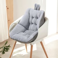 Pernă ortopedică Hppbody pentru scaun de birou, mașină și scaun cu rotile, pentru ameliorarea durerilor de spate, șold și coccis, bej, 45 x 45 cm 1