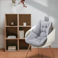 Pernă ortopedică Hppbody pentru scaun de birou, mașină și scaun cu rotile, pentru ameliorarea durerilor de spate, șold și coccis, bej, 45 x 45 cm 5