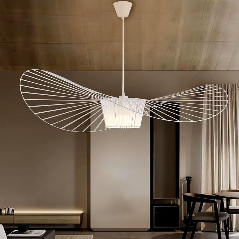 HRGKLMN Vertigo függőlámpa E27 magasságállítható vintage fehér 80cm nappali hálószoba