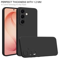 Puzdro HS Products pre Samsung Galaxy S26+ 5G – matný čierny TPU silikónový ochranný kryt s ochranou fotoaparátu, povrchovou úpravou proti odtlačkom prstov a prachu, nárazuvzdorný 8