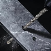 hsawbit SDS Plus Fúrófej 6x260mm Kalapácsfúró Betonhoz Kőzethez Téglafalhoz 4