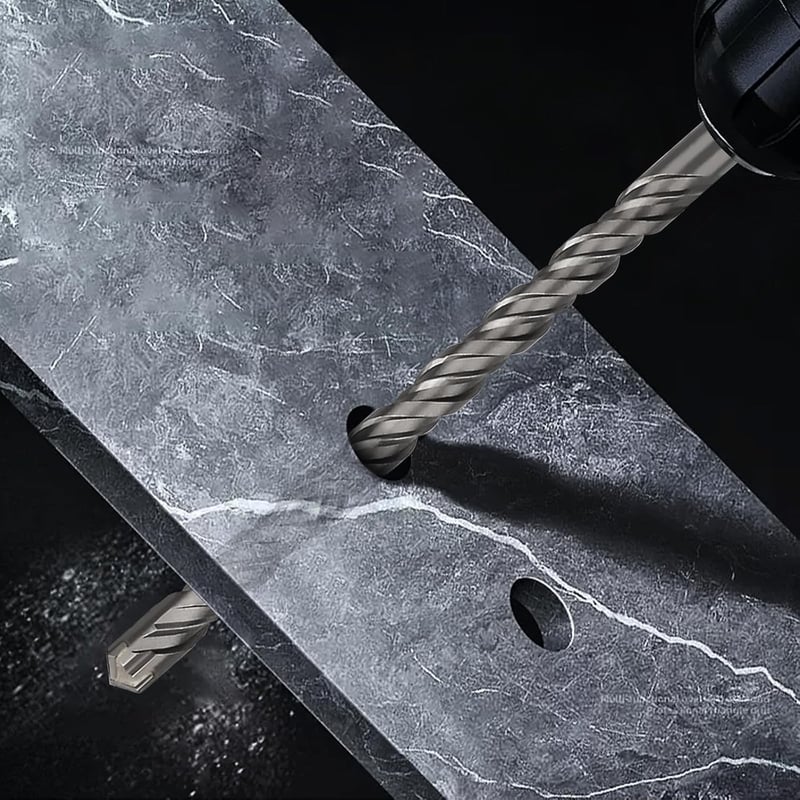 hsawbit SDS Plus Fúrófej 6x260mm Kalapácsfúró Betonhoz Kőzethez Téglafalhoz