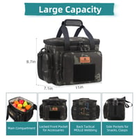 Geantă Termică Tactică HSHRISH pentru Bărbați, Geantă de Prânz Mare, Izolată, cu Strat Dublu, Impermeabilă și Antiscurgere, pentru Muncă, Picnic și Activități în Aer Liber 3