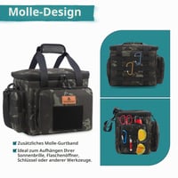 Geantă Termică Tactică HSHRISH pentru Bărbați, Geantă de Prânz Mare, Izolată, cu Strat Dublu, Impermeabilă și Antiscurgere, pentru Muncă, Picnic și Activități în Aer Liber 4