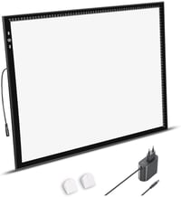 HSK A2 LED Rajztábla Érintésvezérelt Fényerőszabályzóval - 5500 Lux Világítás, Ultravékony Alumínium Keret, Tetováláshoz, Rajzoláshoz, Gyémá 1