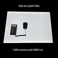 HSK A2 LED Rajztábla Érintésvezérelt Fényerőszabályzóval - 5500 Lux Világítás, Ultravékony Alumínium Keret, Tetováláshoz, Rajzoláshoz, Gyémá 6