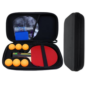 HSMHLYYB Futrola za stolnoteniski reket, vodootporna torba za ping pong reket s podstavljenim pretincima, 31,5x18x6,5 cm