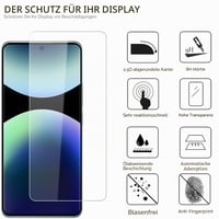 Folie de protecție din sticlă securizată HSP pentru Xiaomi Redmi Note 14 Pro 5G, duritate 9H, rezistentă la zgârieturi, strat oleofob și hidrofob, claritate HD 3
