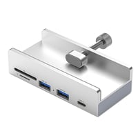 Hliníkový USB rozbočovač Hsthe Sea – 2× USB 3.0, 1× USB-C, čítačka kariet SD/TF 1
