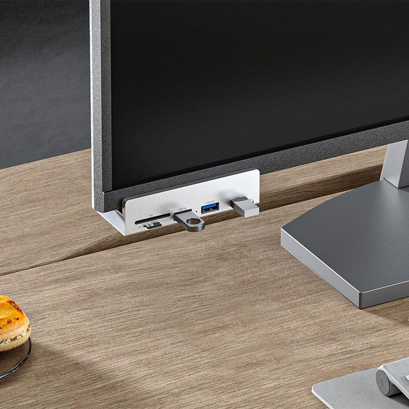 Hsthe Sea Alumínium USB Hub 3 Port SD TF Kártyaolvasó
