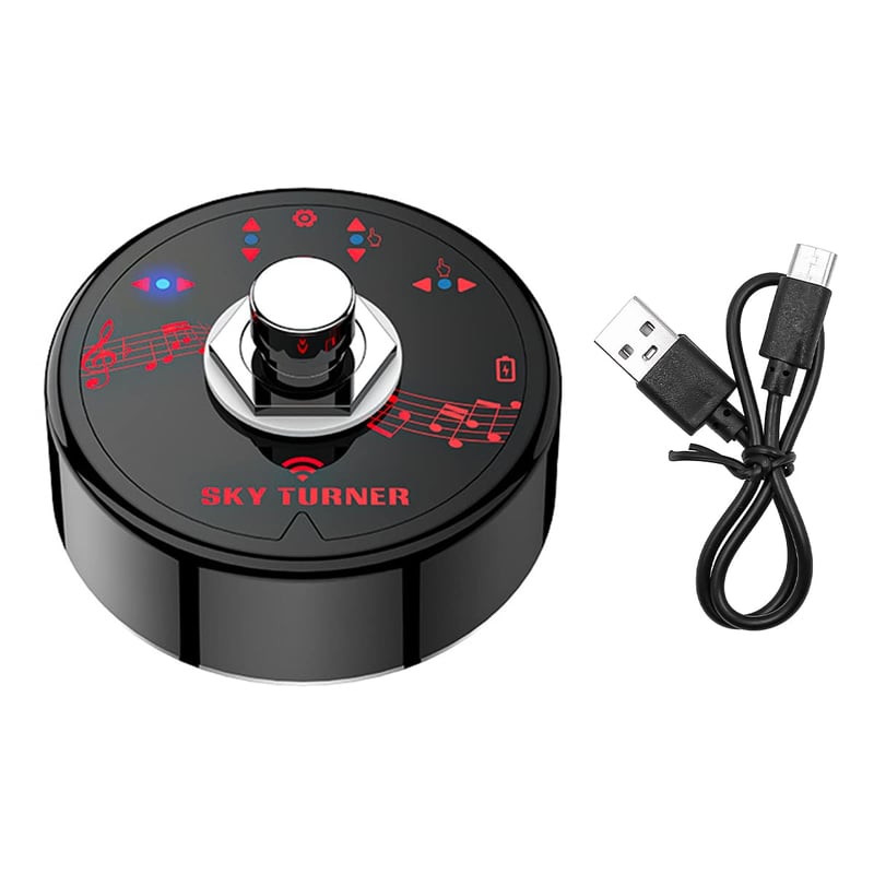 Bluetooth pedál na otáčanie nôt Hsthe Sea – USB, pre tablety a telefóny