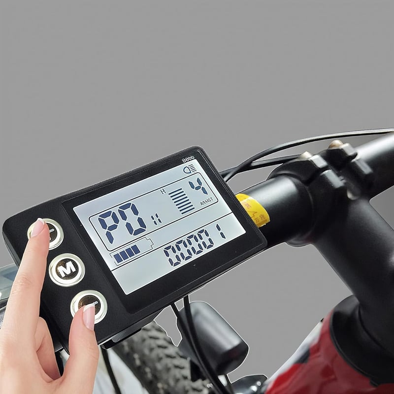 Hsthe Sea E-Bike LCD Kijelző 24V 36V 48V Vízálló Vezérlőpanel Elektromos Kerékpárhoz