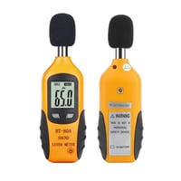 HT-80A Digitális Hangszintmérő Decibelmérő 30-130 dB Zajmérő Készülék Kettős Mérési Tartomány 3