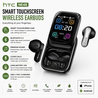 Bezdrôtové slúchadlá HTC NE48 s nabíjacím puzdrom s dotykovým displejom, Bluetooth 6.0 2
