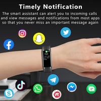 HTTWCOD Fitness Tracker Smartwatch 1.10" Szívritmus Vérnyomás Monitor IP68 Vízálló 5