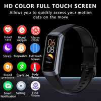 HTTWCOD Fitness Tracker Smartwatch 1.10" Szívritmus Vérnyomás Monitor IP68 Vízálló 2