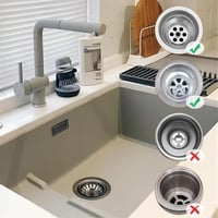 HUAERSICO Blanco Konyhai Mosogató Leeresztő Dugó 79/80 mm Szűrővel 4