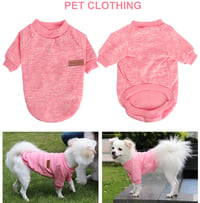 HuaLiSiJi Kutyapulóver Kis Kutyáknak Fleece Bélelt Karácsonyi Mintás Meleg Kutya Sweater Rózsaszín+Lila M-es Méret Chihuahua 2