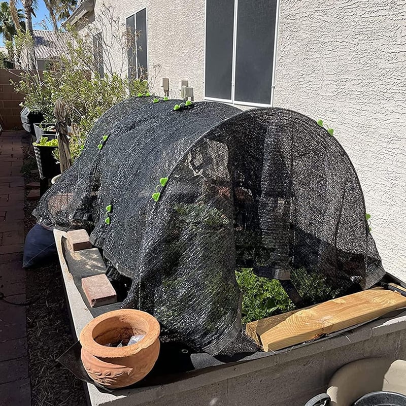 HuaMuDM 43 cm-es üvegházi ív, kerti alagút, polytunnel ív, emelt ágyhoz