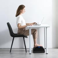 Suport pentru picioare reglabil HUANUO cu 2 niveluri, suport antiderapant pentru birou, acasă și călătorii 5