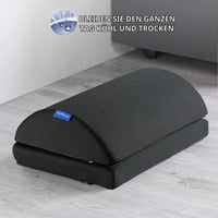 Suport pentru picioare reglabil HUANUO cu 2 niveluri, suport antiderapant pentru birou, acasă și călătorii 6