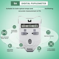 Huanyu Digitális PD Mérőműszer LCD Kijelzővel 45-82mm Pupillatávolság Mérő Optometria 2