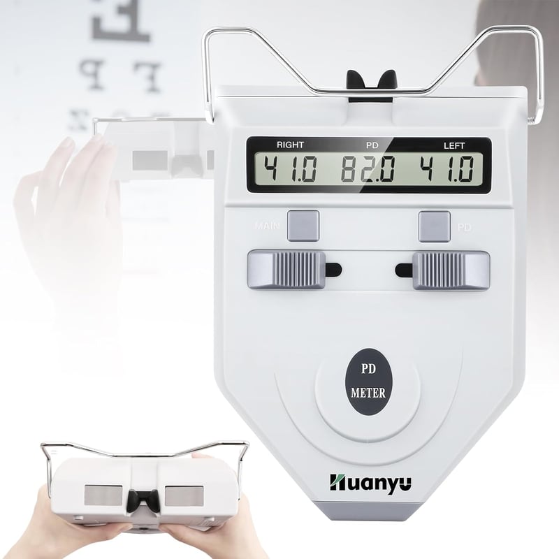 Huanyu Digitális PD Mérőműszer LCD Kijelzővel 45-82mm Pupillatávolság Mérő Optometria