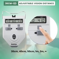 Huanyu Digitális PD Mérőműszer LCD Kijelzővel 45-82mm Pupillatávolság Mérő Optometria 4