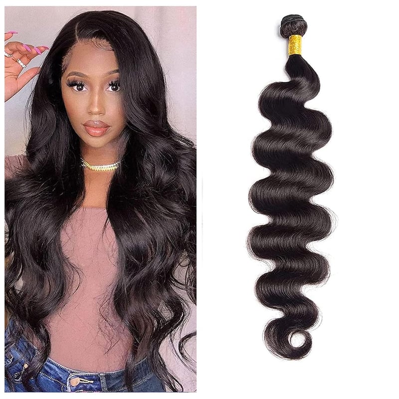 Huarisi 10A Body Wave 28" Brazíliai Remy Hajhosszabbítás 100g Fekete Nőknek