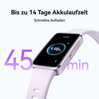 Inteligentné hodinky HUAWEI Band 10 čierne – tenké polymérové puzdro, analýza spánku, sledovanie fitness, rýchle nabíjanie, kompatibilné s Androidom a iOS 6