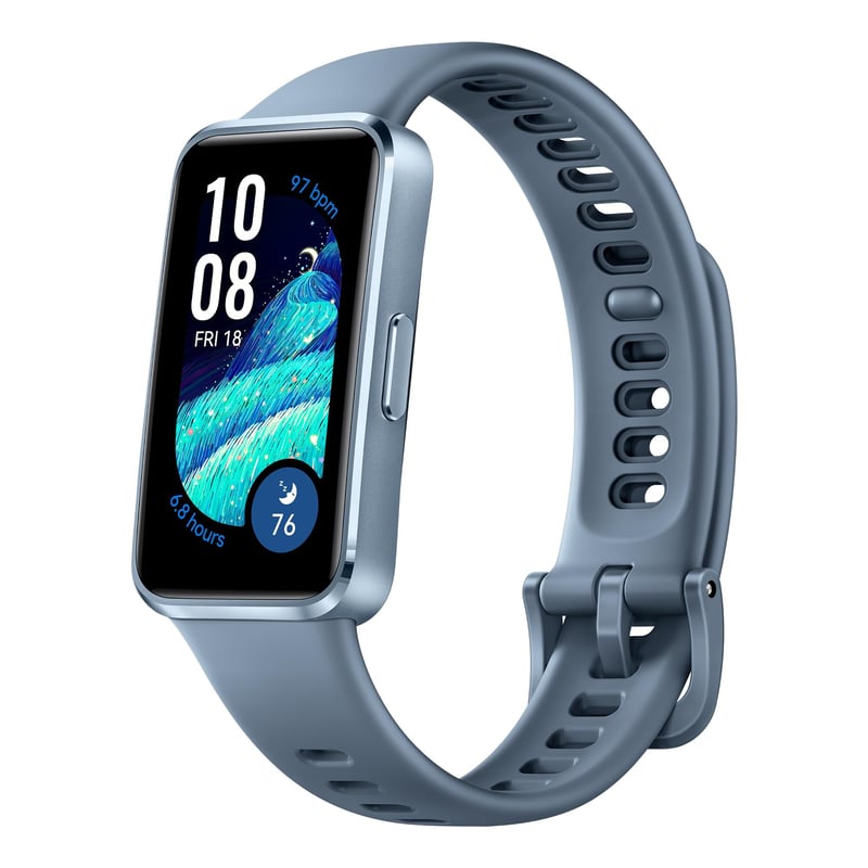 Ceas inteligent HUAWEI Band 10 Tracker fitness Aliaj de aluminiu Albastru Ceas sport Monitor cardiac Monitor de activitate