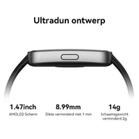 Inteligentný náramok HUAWEI Band 8, ultra tenký dizajn, sledovanie spánku, 2-týždňová výdrž batérie, fitness a zdravotný tracker, kompatibilný s Androidom a iOS, Midnight Black 2