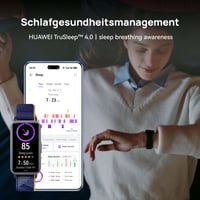 Inteligentné hodinky HUAWEI Band 9 s čiernym fluoroelastomérovým remienkom, Bluetooth, iOS a Android, 14-dňová výdrž batérie, sledovanie spánku TruSleep 4.0, 100 tréningových režimov 4