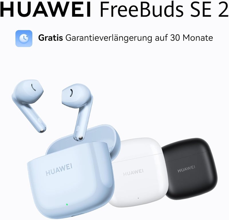 HUAWEI FreeBuds SE 2 vezeték nélküli fülhallgató, 40 órás akkumulátor, vízálló - Ceramic White