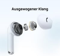 HUAWEI FreeBuds SE 2 vezeték nélküli fülhallgató, 40 órás akkumulátor, vízálló - Ceramic White 6