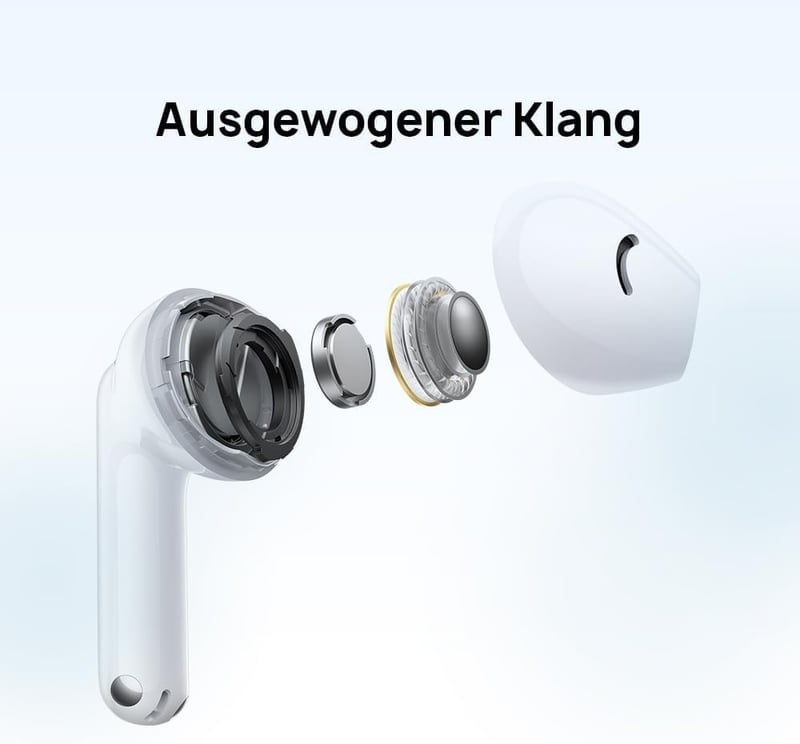 HUAWEI FreeBuds SE 2 vezeték nélküli fülhallgató, 40 órás akkumulátor, vízálló - Ceramic White